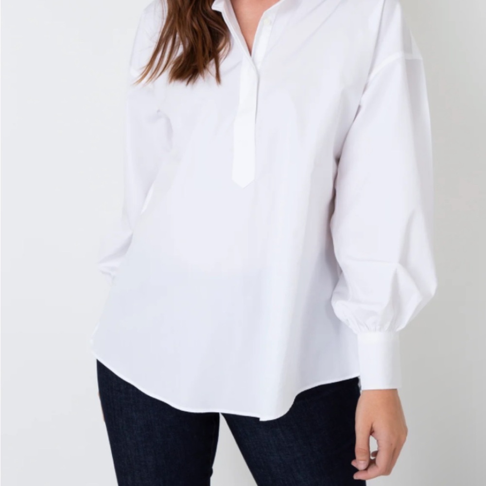 Ann Mashburn White blouse